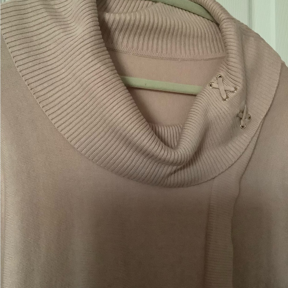 The cowl neck sweater